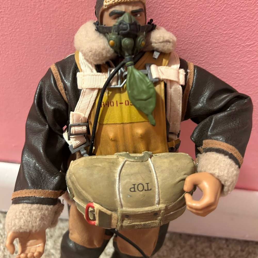 US Army Air Corps B-17 “Flying Fortress” Air Force Waist Gunner WWII Figurine.